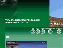 Tablet Screenshot of cassinobattlefields.co.uk